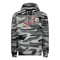 Slate Camo floral mother Premium Hoodie - RanaPortraitStore