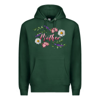Sports Green floral mother Premium Hoodie - RanaPortraitStore