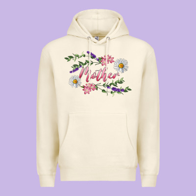 Floral Mother Premium Hoodie Designed By Ranaportraitstore