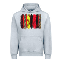 Heather Grey softball brushstroke Urban Hoodie - Zillion Design Studio