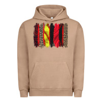 Pigment Burro softball brushstroke Urban Hoodie - Zillion Design Studio