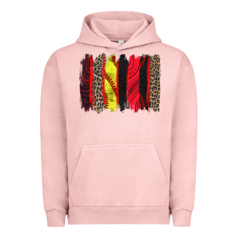 Softball Brushstroke Urban Hoodie by Zillion Design Studio | Teevron