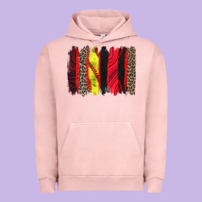 Urban Hoodie softball brushstroke