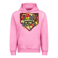 Fuchsia Pink home sweet home softball Urban Hoodie - Zillion Design Studio