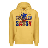 Antique Gold star spangled and sassy billie wilder Premium Hoodie - texasbilliewilder