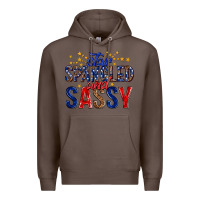 Coffee star spangled and sassy billie wilder Premium Hoodie - texasbilliewilder
