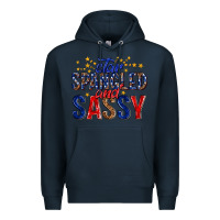 Navy star spangled and sassy billie wilder Premium Hoodie - texasbilliewilder
