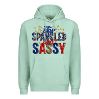 Seafoam star spangled and sassy billie wilder Premium Hoodie - texasbilliewilder