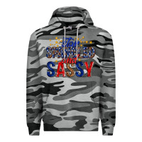 Slate Camo star spangled and sassy billie wilder Premium Hoodie - texasbilliewilder