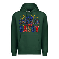 Sports Green star spangled and sassy billie wilder Premium Hoodie - texasbilliewilder