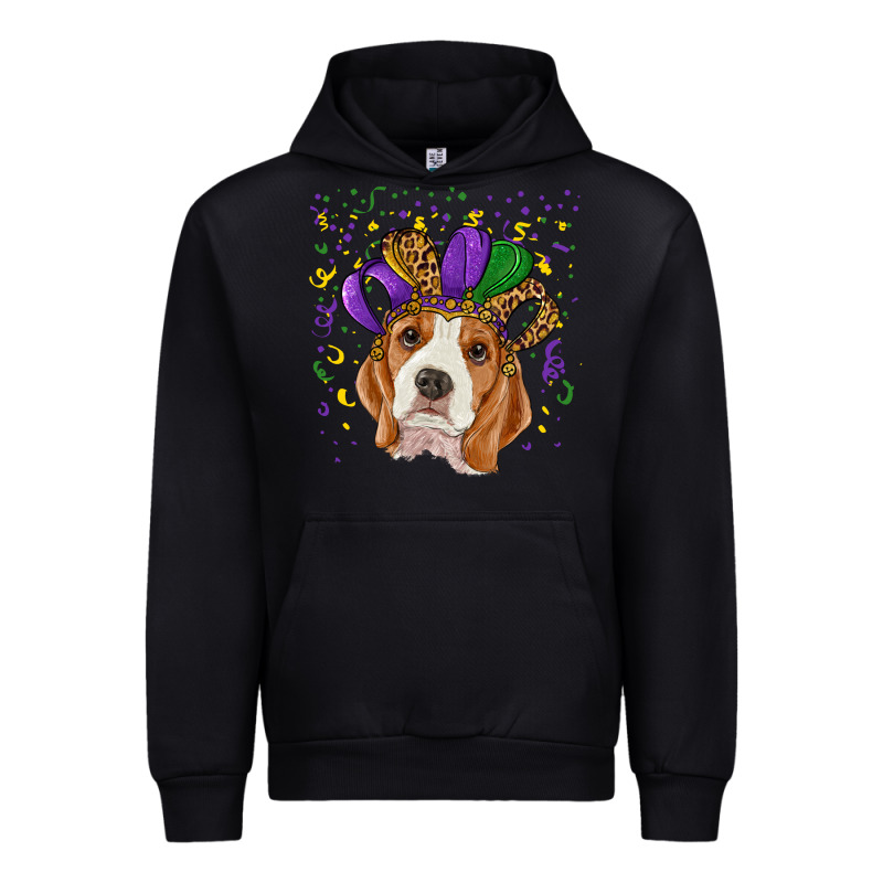 Mardi Gras Beagle Urban Hoodie by RanaPortraitStore | Teevron
