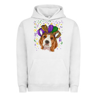 Pigment Lunar Rock Mardi gras beagle Urban Hoodie - RanaPortraitStore