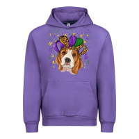 Tulip Mardi gras beagle Urban Hoodie - RanaPortraitStore