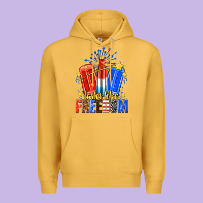 Tastes Like Freedom Popsicles Billie Wilder Premium Hoodie Designed By Texasbilliewilder
