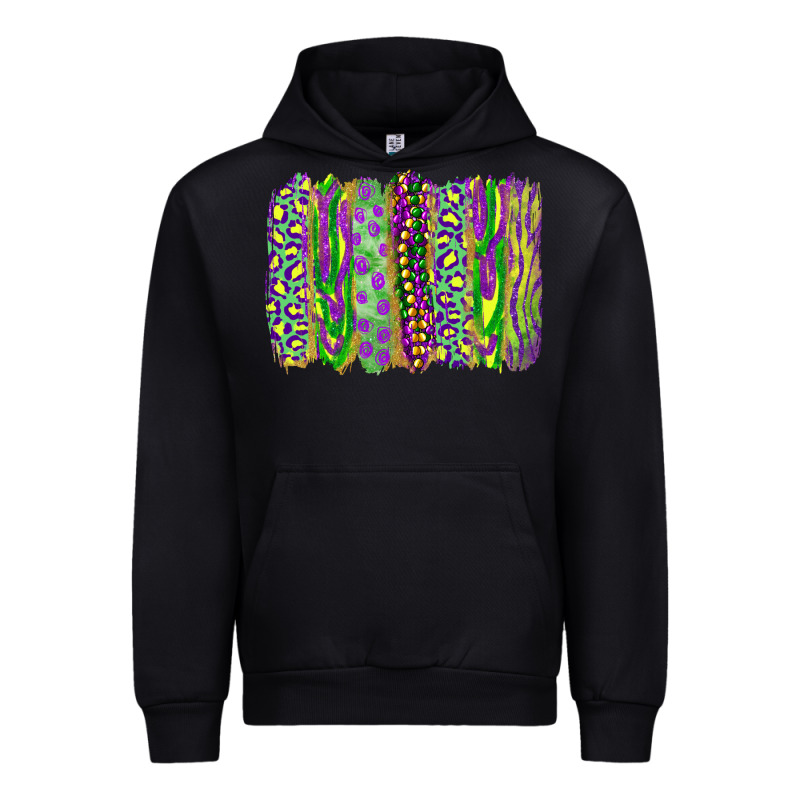 Mardi Gras Brush Stroke Urban Hoodie by RanaPortraitStore | Teevron