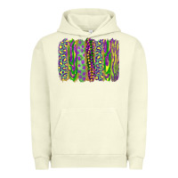 Pigment Pistachio Mardi gras brush stroke Urban Hoodie - RanaPortraitStore