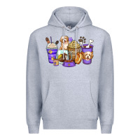 Heather Grey havanese terrier coffee cups Premium Hoodie - Zillion Design Studio