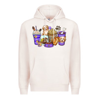 Pale Pink havanese terrier coffee cups Premium Hoodie - Zillion Design Studio