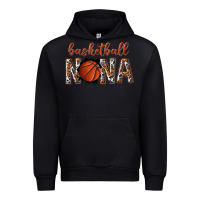 Black basketball nana with leopard Urban Hoodie - texasbilliewilder