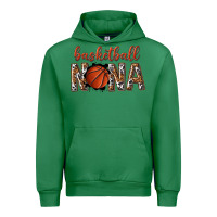 Emerald basketball nana with leopard Urban Hoodie - texasbilliewilder