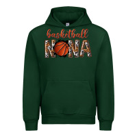 Forest Green basketball nana with leopard Urban Hoodie - texasbilliewilder