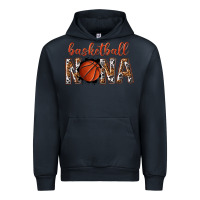 Navy basketball nana with leopard Urban Hoodie - texasbilliewilder