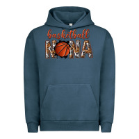 Pigment Midnight Navy basketball nana with leopard Urban Hoodie - texasbilliewilder