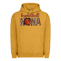 Pigment Peanut Butter basketball nana with leopard Urban Hoodie - texasbilliewilder