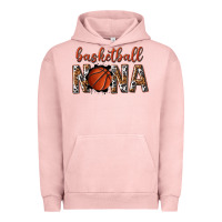 Pigment Salmon basketball nana with leopard Urban Hoodie - texasbilliewilder