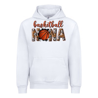 White basketball nana with leopard Urban Hoodie - texasbilliewilder