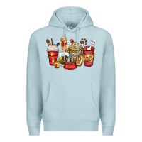 Blue Mist golden retriever coffee cups Premium Hoodie - Zillion Design Studio