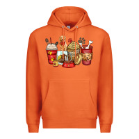 Carrot golden retriever coffee cups Premium Hoodie - Zillion Design Studio