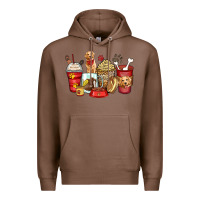 Chestnut golden retriever coffee cups Premium Hoodie - Zillion Design Studio