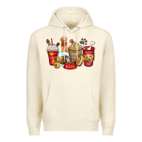 Sandshell golden retriever coffee cups Premium Hoodie - Zillion Design Studio