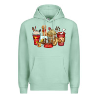 Seafoam golden retriever coffee cups Premium Hoodie - Zillion Design Studio