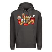 Smoke golden retriever coffee cups Premium Hoodie - Zillion Design Studio