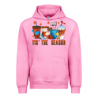 Fuchsia Pink basketball tisthe season coffee cups Urban Hoodie - texasbilliewilder