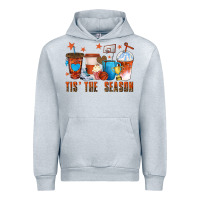 Heather Grey basketball tisthe season coffee cups Urban Hoodie - texasbilliewilder