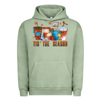 Pigment Oil Green basketball tisthe season coffee cups Urban Hoodie - texasbilliewilder