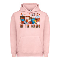 Pigment Salmon basketball tisthe season coffee cups Urban Hoodie - texasbilliewilder