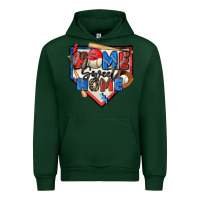 Forest Green home sweet home baseball Urban Hoodie - Zillion Design Studio