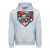 Heather Grey home sweet home baseball Urban Hoodie - Zillion Design Studio
