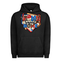 Pigment Black home sweet home baseball Urban Hoodie - Zillion Design Studio