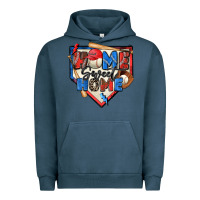 Pigment Midnight Navy home sweet home baseball Urban Hoodie - Zillion Design Studio