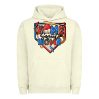 Pigment Pistachio home sweet home baseball Urban Hoodie - Zillion Design Studio