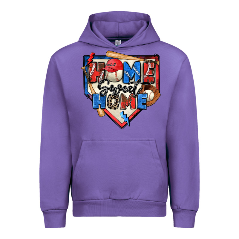 Home Sweet Home Baseball Urban Hoodie by Zillion Design Studio | Teevron