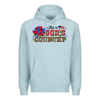 Blue Mist this is god s country Premium Hoodie - texasbilliewilder