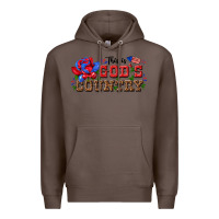Coffee this is god s country Premium Hoodie - texasbilliewilder