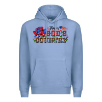 Colony Blue this is god s country Premium Hoodie - texasbilliewilder