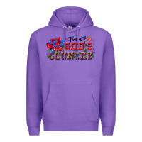 Purple this is god s country Premium Hoodie - texasbilliewilder